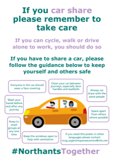 Car Share Poster English
